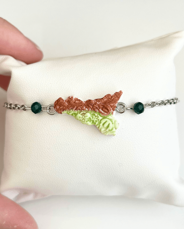 Bracciale Sicilia con Maioliche in rilievo