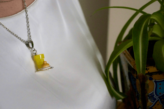 Collana Granita al Limone e Brioche con il tuppo - Su Ordinazione