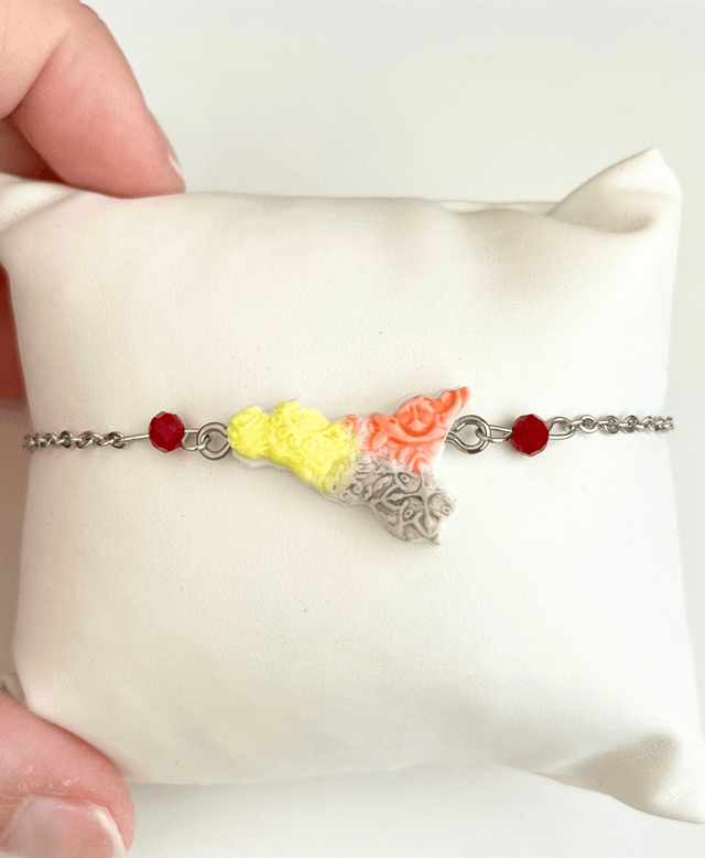 Bracciale Sicilia con Maioliche in rilievo