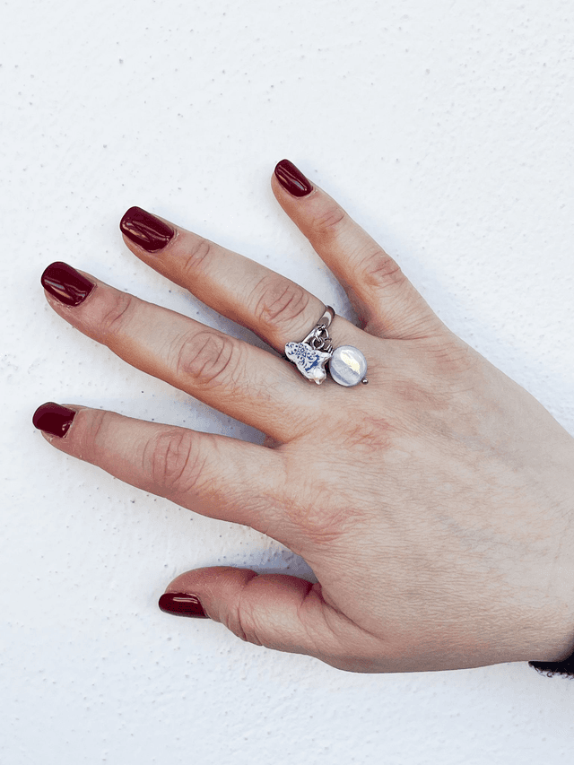 Anello Marzo Fatto a mano Regolabile e Personalizzato Mese di Nascita